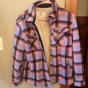 Sage Collective fleece and teddy lined button up Small NWOT